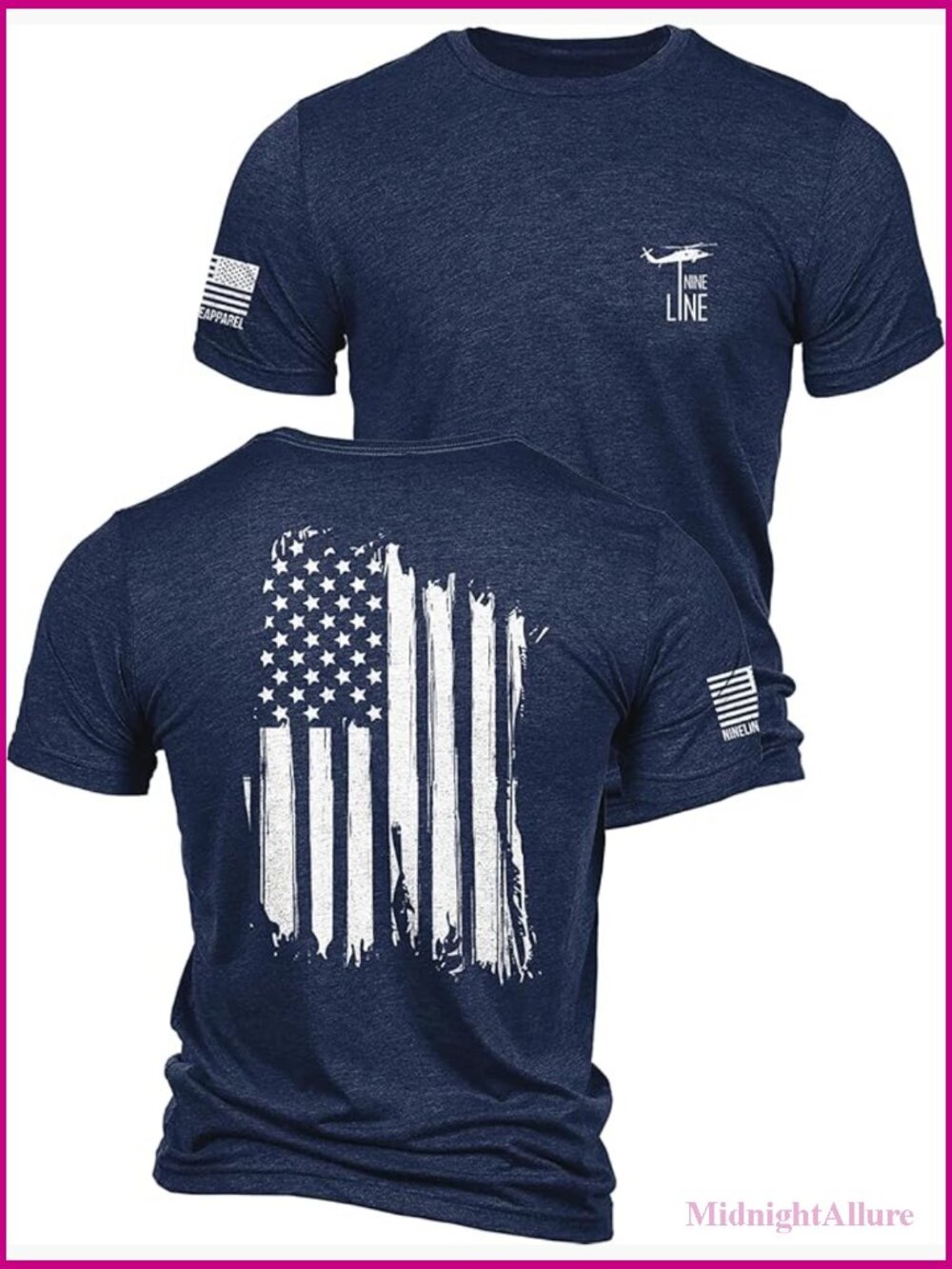 USA Made Patriotic T-Shirt, Veteran Owned, Comfort Blend